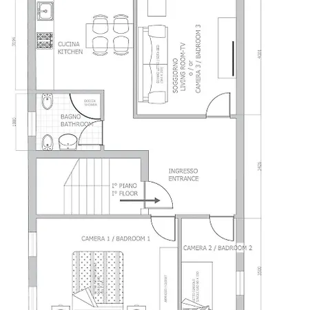 Ve Nice Teatro Italia C1854 Apartmán